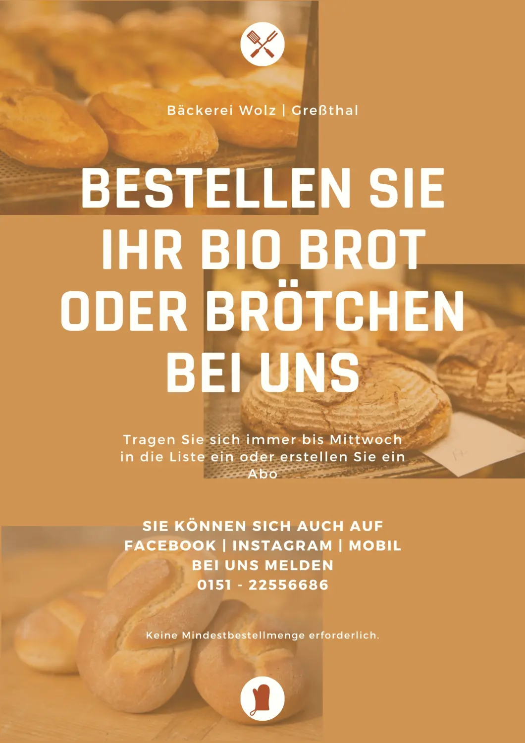 Sieben Äcker Hof - Brot Poster